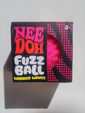 Authentic NEW Needoh Fuzz Ball Wonder Waves - PINK